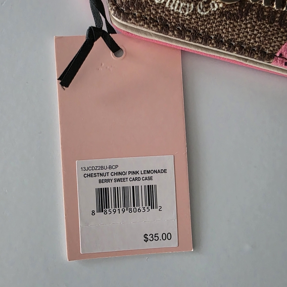 NWT Juicy Couture Berry Sweet Card Case - Picture 4 of 4